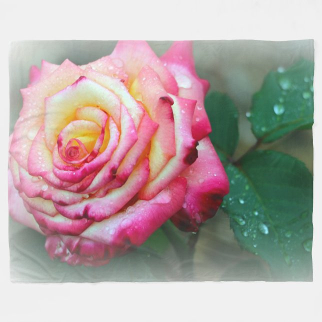 Fleece Blanket/Rose Blanket (Front (Horizontal))