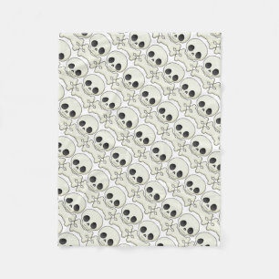 Fleece Blanket/Skulls