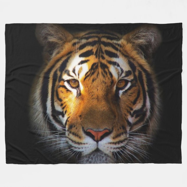 Fleece Blanket/Tiger (Front (Horizontal))
