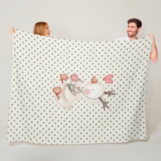 Fleece Blanket w/ Cute Duck