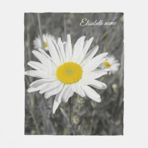 fleece blanket yellow template summer blossom