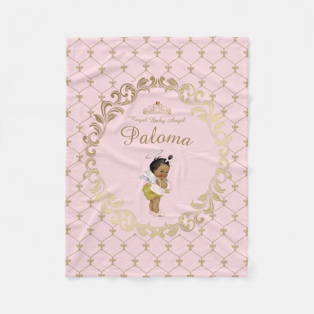 Fleece blankets,baby shower, baby girl,princess, (Front)