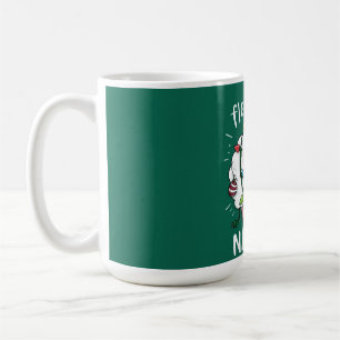 Fleece Feliz Navidad Funny Cute Sheep Christmas Coffee Mug