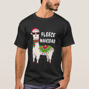Fleece Feliz Navidad Llama Christmas Sweater Cute 