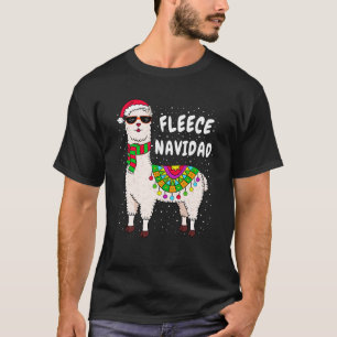 Fleece Feliz Navidad Llama Christmas Sweater Cute 