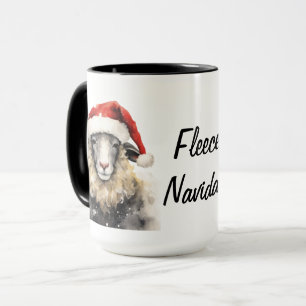 Fleece Navidad Christmas mug