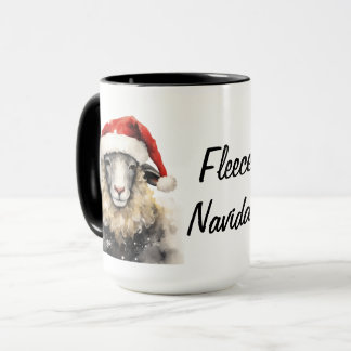 Fleece Navidad Christmas mug