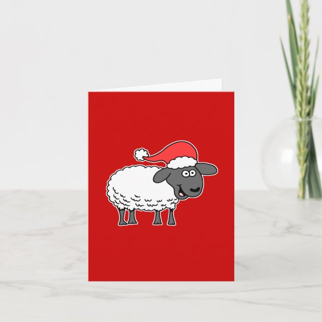 Fleece Navidad Christmas Pun Holiday Card (Front)