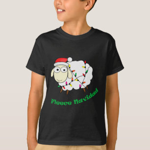 Fleece Navidad - Christmas Sheep Long Sleeve  T-Shirt