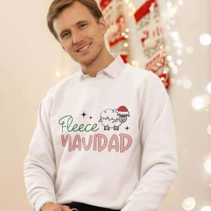 Fleece navidad cute christmas sweatshirt