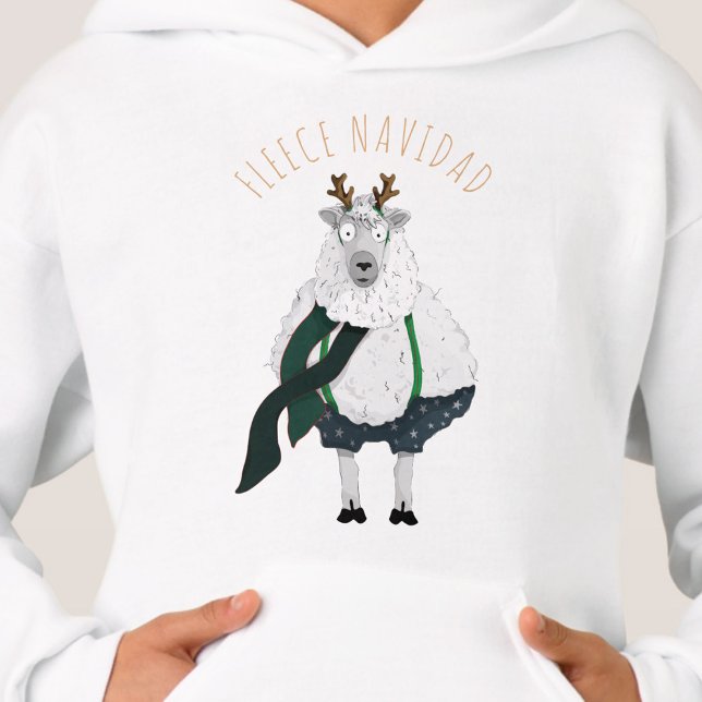 'Fleece Navidad' Fun Funny Sheep Pun Cartoon  (Creator Uploaded)