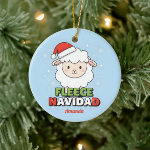 Fleece Navidad Funny Christmas Ornament Gift