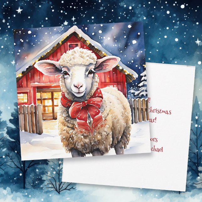 Fleece Navidad | Funny Christmas Sheep Pun Card (Creator Uploaded)