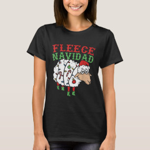 Fleece Navidad Shirt Sheep Christmas Animal Feliz 