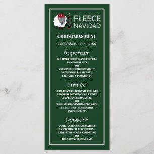 Fleece Navidad, Spanish Style Christmas Menu
