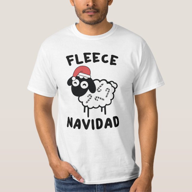 Fleece Navidad T-Shirt (Front)