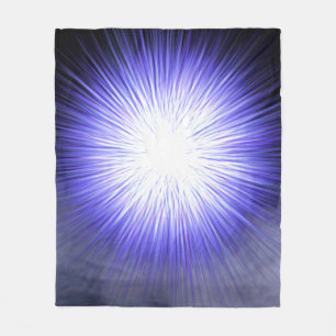 fleece smokey black with a burst of purple