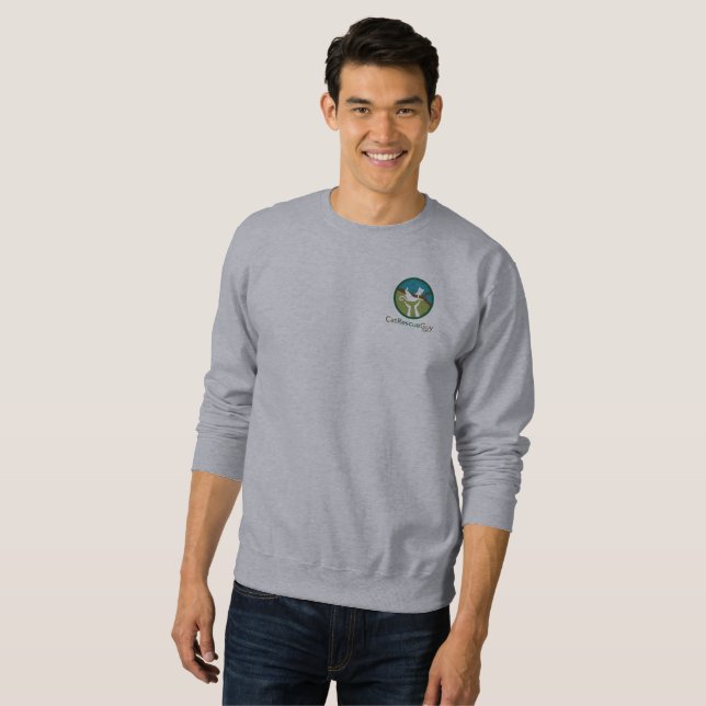 Fleece Sweatshirt with logo (Front Full)