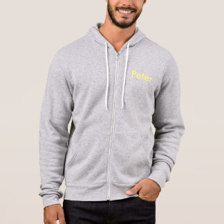 Fleece track jacket in plus size hoodie