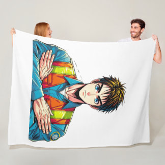 Fleecedecke with manga security specialist fleece blanket