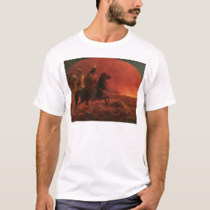 Fleeing a Prairie Fire (1868A) T-Shirt