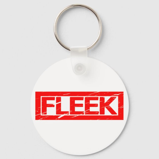 Fleek Stamp Key Ring (Front)