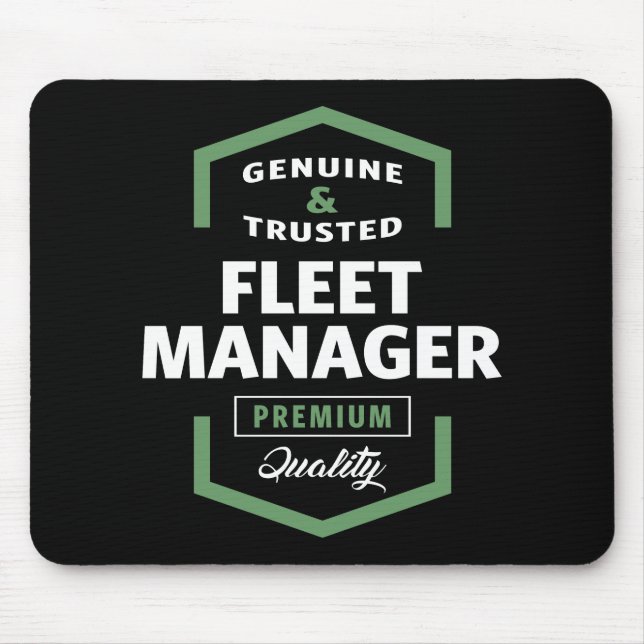 Fleet Manager | Gift Ideas Mouse Mat (Front)