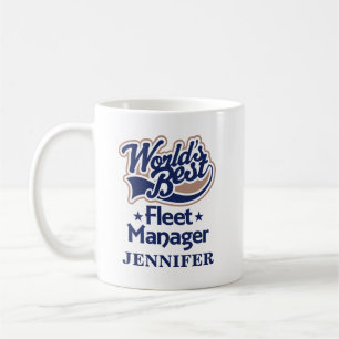 Fleet Manager Personalised Mug Gift