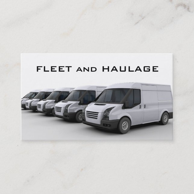 Fleet of Vans Business Card (Front)