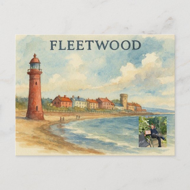 Fleetwood Lancashire Vintage Postcard  (Front)