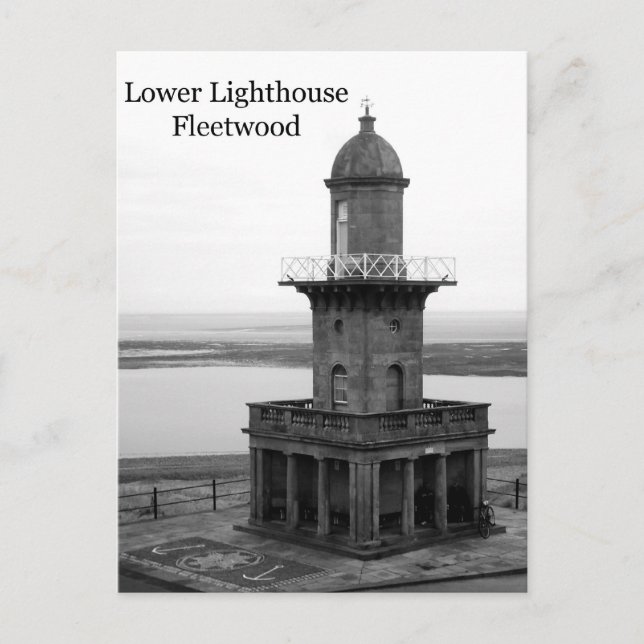 Fleetwood Lower Lighthouse Postcard (Front)