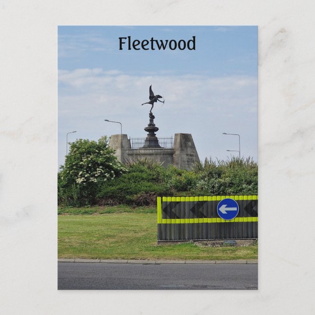 Fleetwood Statue of Eros Postcard (Front)