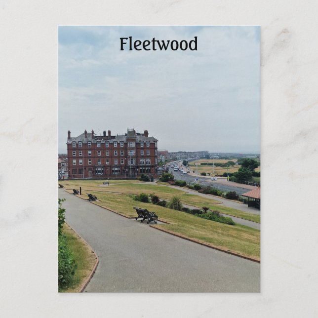 Fleetwood - View From The Mount Postcard (Front)