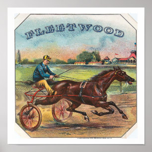 Fleetwood Vintage Horse Racing Poster