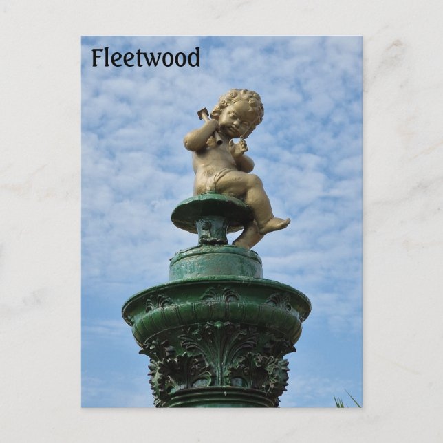 Fleetwood - Water Fountain Postcard (Front)