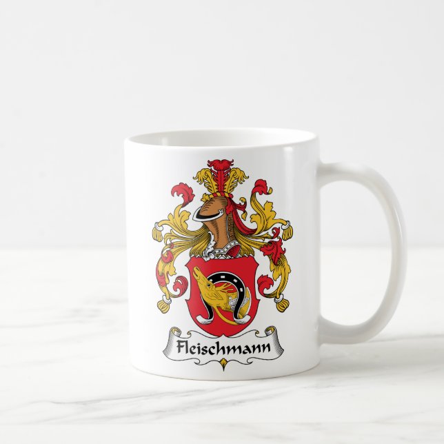 Fleischmann Family Crest Coffee Mug (Right)