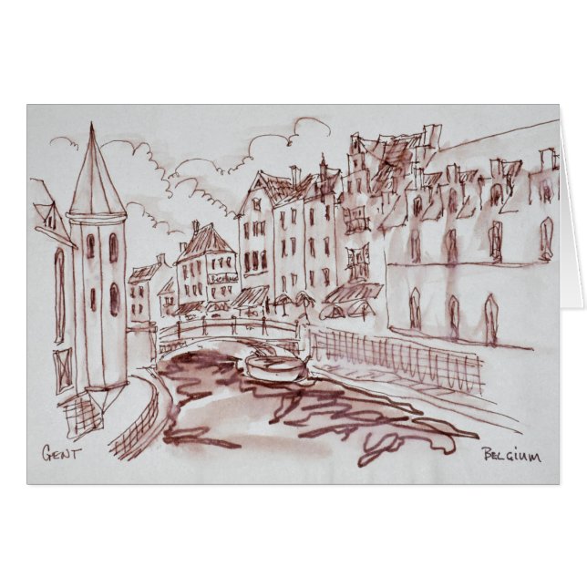 Flemish Architecture | Ghent, Belgium (Front Horizontal)