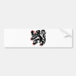 Flemish Lion. Bumper Sticker