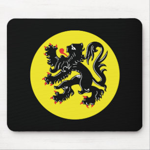 Flemish Lion of Flanders mouse matt Mouse Mat