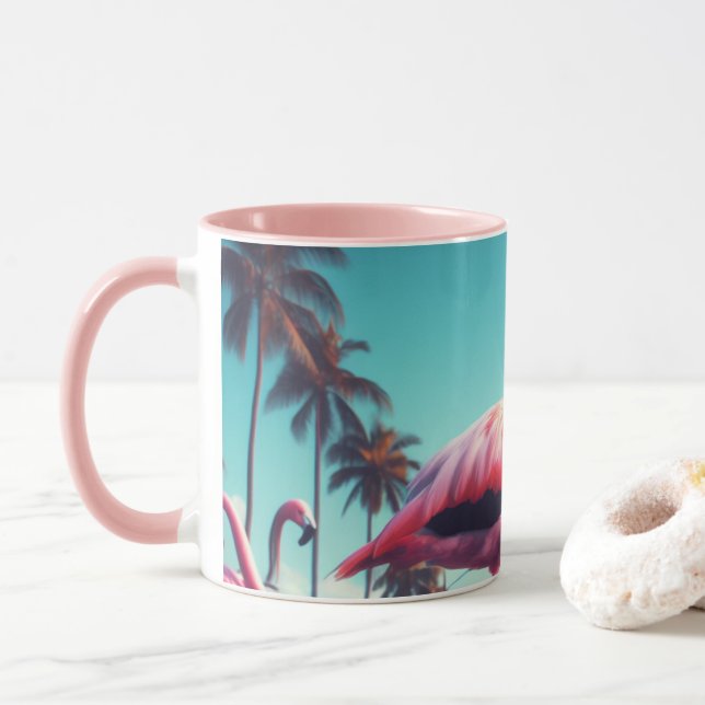 Flemish Pink Mug (With Donut)