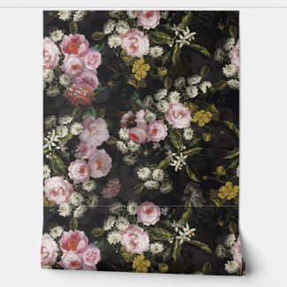 Flemish Vintage Dark Night Romanticism Wallpaper