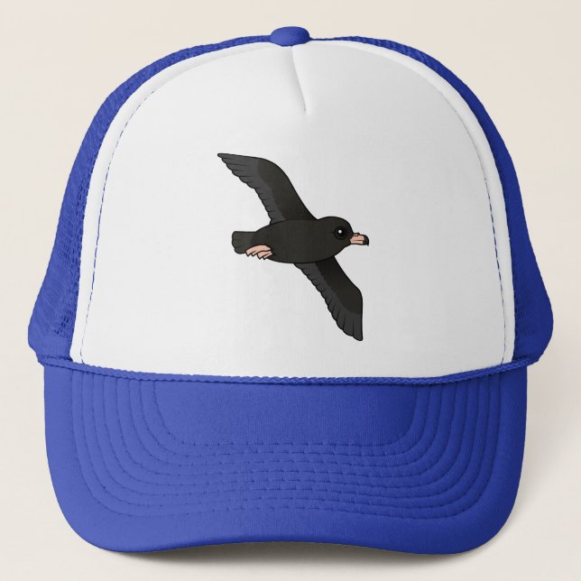 Flesh-footed Shearwater (flying) Trucker Hat (Front)