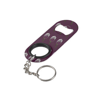 Flesopener tulip purple design zazkia