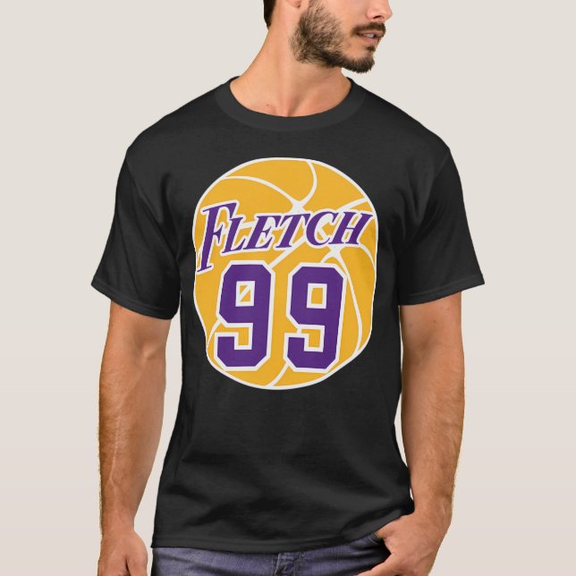Fletch 99 Basketball - La Lakers Style T-Shirt (Front)