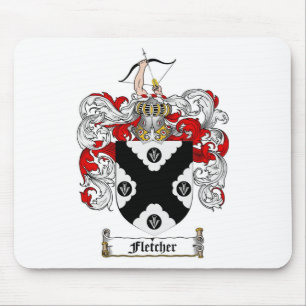 FLETCHER FAMILY CREST -  FLETCHER COAT OF ARMS MOUSE MAT