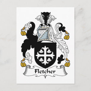 Fletcher Family Crest Postcard
