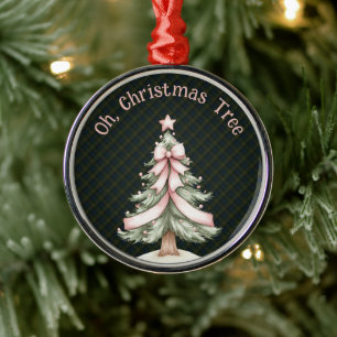 Fletcher of Dunans Scottish Tartan Christmas Metal Tree Decoration