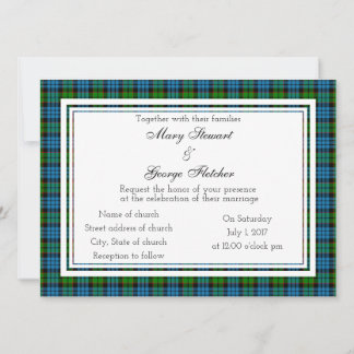 Fletcher Scottish Wedding Invitation