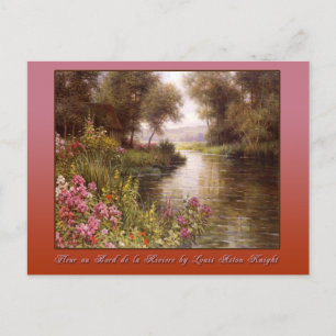 Fleur au Bord de la Riviere Postcard