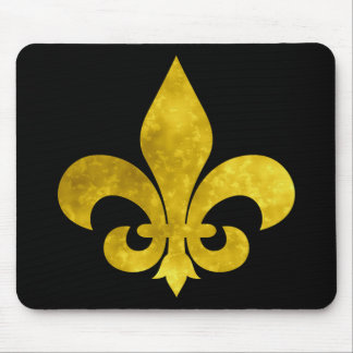 Fleur De Art Gold Rust Mouse Mat